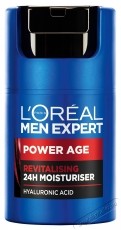 L'Oreal Paris Men Expert Power Age revitaliz&aacute;l&oacute; hidrat&aacute;l&oacute; kr&eacute;m, f&eacute;rfiaknak, hialuronsavat tartalmaz, az &ouml;reged&eacute;s jeleit mutat&oacute; sz&aacute;raz bőrre, 50 ml Sz&eacute;ps&eacute;g&aacute;pol&aacute;s / Eg&eacute;szs&eacute;g - Arc / bőr &aacute;pol&aacute;s - Kieg&eacute;sz&iacute;tő - 537075