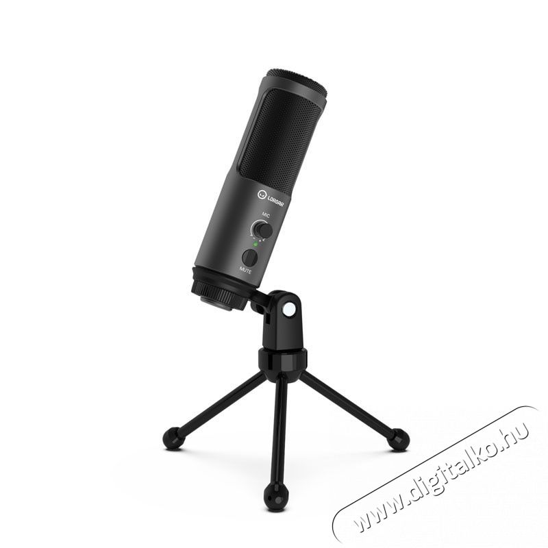 LORGAR Voicer 521 gamer mikrofon tripod &aacute;llv&aacute;nnyal, fekete Fot&oacute;-Vide&oacute; kieg&eacute;sz&iacute;tők - Mikrofon - Fot&oacute;-vide&oacute; mikrofon - 533584