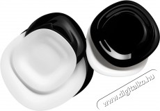 Luminarc CARINE, 18 db, feh&eacute;r/fekete Konyhai term&eacute;kek - &Eacute;tk&eacute;szlet - T&aacute;ny&eacute;r k&eacute;szlet - 527416