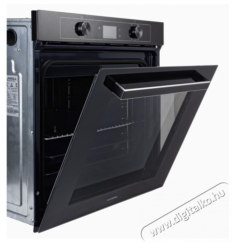 Luxell A68-SGF3 DDT fekete, be&eacute;p&iacute;thető, s&uuml;tőt&eacute;r: 77L, l&eacute;gkever&eacute;s, pirolitikus, s&uuml;tő Konyhai term&eacute;kek - S&uuml;tő-főzőlap, tűzhely (be&eacute;p&iacute;thető) - S&uuml;tő (be&eacute;p&iacute;thető) - 513421
