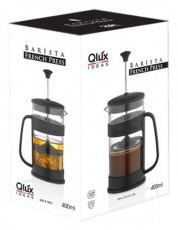 Luxplastic IRIS L-00830 French Press dugattyús kávéfőző 400ml, dobozos Konyhai termékek - Kávéfőző / kávéörlő / kiegészítő - Filteres kávéfőző - 501619