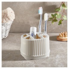 Luxplastic IRIS L-00848 Fogkefetartó, fehér, szürke vagy bézs színű Szépségápolás / Egészség - Száj / fog ápolás - Kiegészítő - 501805