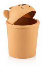 Luxplastic IRIS L-00586 Hippo szemetes 1.5 literes, elefántcsont vagy barna színű Háztartás / Otthon / Kültér - Lakásfelszerelés - Szemetes - 502385