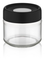 Luxplastic IRIS C-00113 Ring üveg tároló 300ml, fekete, elfántcsont vagy szürke színű Háztartás / Otthon / Kültér - Lakásfelszerelés - Tároló - 507225