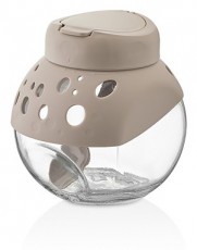 Luxplastic IRIS C-00269 Prisma billenthető &uuml;veg t&aacute;rol&oacute; kan&aacute;llal 500ml, antracit, elf&aacute;ntcsont vagy piros sz&iacute;nű H&aacute;ztart&aacute;s / Otthon / K&uuml;lt&eacute;r - Lak&aacute;sfelszerel&eacute;s - T&aacute;rol&oacute; - 507230