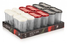 Luxplastic IRIS L-00536 fűszertartó, szóró 300ml, elefántcsont, piros vagy antracit színű Konyhai termékek - Konyhai eszköz - Egyéb konyhai eszköz - 507251