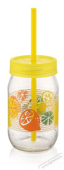 Luxplastic IRIS C-00162 Spring &uuml;vegpoh&aacute;r sz&iacute;v&oacute;sz&aacute;llal 380ml, piros, z&ouml;ld vagy s&aacute;rga sz&iacute;nű Konyhai term&eacute;kek - K&aacute;v&eacute;főző / k&aacute;v&eacute;&ouml;rlő / kieg&eacute;sz&iacute;tő - K&aacute;v&eacute;s poh&aacute;r / cs&eacute;sze - 508324