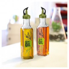 Luxplastic IRIS C-00253 Olaj és ecet kiöntő szett 2 darabos, 2*250ml, fekete vagy zöld színű Konyhai termékek - Konyhai eszköz - Egyéb konyhai eszköz - 513434