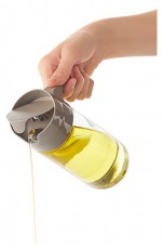 Luxplastic IRIS C-00413 Olaj és ecet üveg kiöntő 500ml , szürke vagy fekete színű Konyhai termékek - Konyhai eszköz - Egyéb konyhai eszköz - 513433