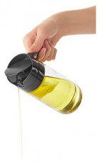 Luxplastic IRIS C-00413 Olaj és ecet üveg kiöntő 500ml , szürke vagy fekete színű Konyhai termékek - Konyhai eszköz - Egyéb konyhai eszköz - 513433