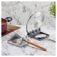 Luxplastic IRIS BSF-00893 fedő &eacute;s kan&aacute;l tart&oacute;, r&oacute;zsasz&iacute;n, antracit vagy elef&aacute;ntcsont sz&iacute;nű Konyhai term&eacute;kek - Egy&eacute;b / Konyhai kieg&eacute;sz&iacute;tő - 513882