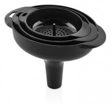 Luxplastic IRIS L-00874 Tölcsér szett 3 darabos, bézs, piros vagy fekete színű - Konyhai termékek - Egyéb / Konyhai kiegészítő - 513853