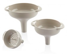 Luxplastic IRIS L-00874 Tölcsér szett 3 darabos, bézs, piros vagy fekete színű Konyhai termékek - Egyéb / Konyhai kiegészítő - 513853