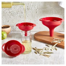 Luxplastic IRIS L-00874 Tölcsér szett 3 darabos, bézs, piros vagy fekete színű Konyhai termékek - Egyéb / Konyhai kiegészítő - 513853