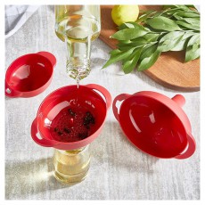 Luxplastic IRIS L-00874 Tölcsér szett 3 darabos, bézs, piros vagy fekete színű Konyhai termékek - Egyéb / Konyhai kiegészítő - 513853