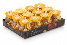 Luxplastic IRIS C-00180 Lily üveg méztartó 370ml Konyhai termékek - Edény - Ételtároló - 514671