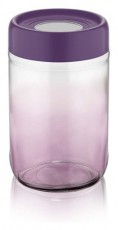 Luxplastic IRIS C-00424 Rainbow lila üveg tároló 660ml Konyhai termékek - Edény - Ételtároló - 514663