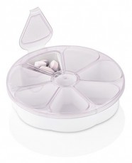 Luxplastic IRIS L-00434 Gyógyszeradagoló doboz heti kiosztással Háztartás / Otthon / Kültér - Lakásfelszerelés - Tároló - 514674