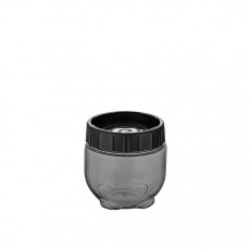 Luxplastic IRIS L-00535 Stack and Lock, egymáshoz rögzíthető tároló, 400ml, fekete Háztartás / Otthon / Kültér - Lakásfelszerelés - Tároló - 514694