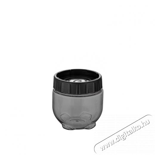 Luxplastic IRIS L-00535 Stack and Lock, egymáshoz rögzíthető tároló, 400ml, fekete Háztartás / Otthon / Kültér - Lakásfelszerelés - Tároló - 514694