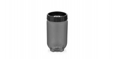 Luxplastic IRIS L-00725 Stack and Lock, egymáshoz rögzíthető tároló, 1.000ml, fekete Háztartás / Otthon / Kültér - Lakásfelszerelés - Tároló - 514695