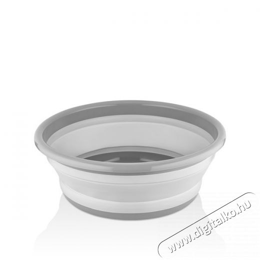 Luxplastic IRIS L-00868-2 összecsukható kád 5 liter, szürke Háztartás / Otthon / Kültér - Lakásfelszerelés - Tároló - 514690
