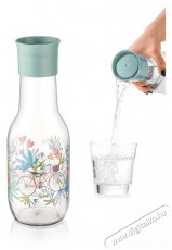 Luxplastic IRIS C-00352 Hydra üvegkancsó kerékpáros mintával 1.000ml, menta vagy rózsaszín Háztartás / Otthon / Kültér - Lakásfelszerelés - Tároló - 514657