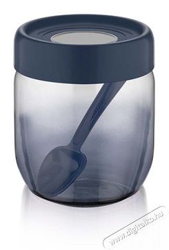 Luxplastic IRIS C-00419 Rainbow indigókék üveg tároló 425ml Háztartás / Otthon / Kültér - Lakásfelszerelés - Tároló - 514658