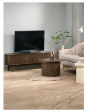 LYNGVIG TV-állvány 160cm 2 redőnyös tolóajtóval sötét tölgy Háztartás / Otthon / Kültér - Lakásfelszerelés - Tároló - 502579