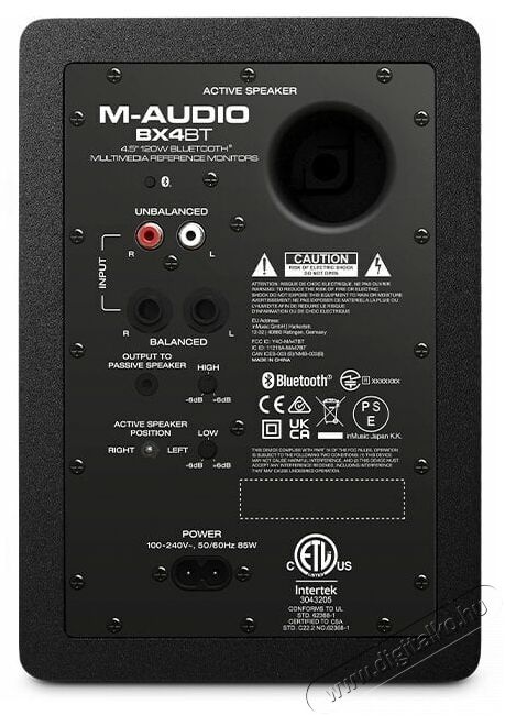 M-Audio BX4 BT, 1 p&aacute;r Audio-Video / Hifi / Multim&eacute;dia - Hangfal - Hangfalszett - &Aacute;ll&oacute; / front hangfal - 522432