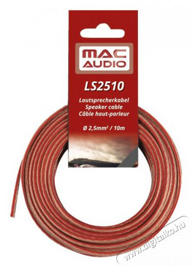 Mac Audio LS 2510 10m 2,5mm hangszóró kábel Audio-Video / Hifi / Multimédia - Hangfal - Hangfalszett - Hangszóró kábel / csatlakozó - 466903