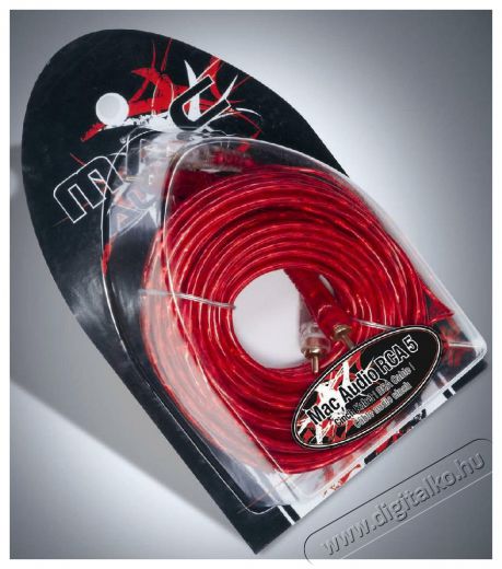 Mac Audio RCA 5 5m RCA-RCA kábel Tv kiegészítők - Kábel / csatlakozó - RCA kábel - 466664