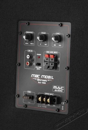 Mac Audio MOBIL STREET SUB 108A Aktív mélynyomó autóba Autóhifi / Autó felszerelés - Autórádió fejegység - Teljesítménynövelő egység - 352786