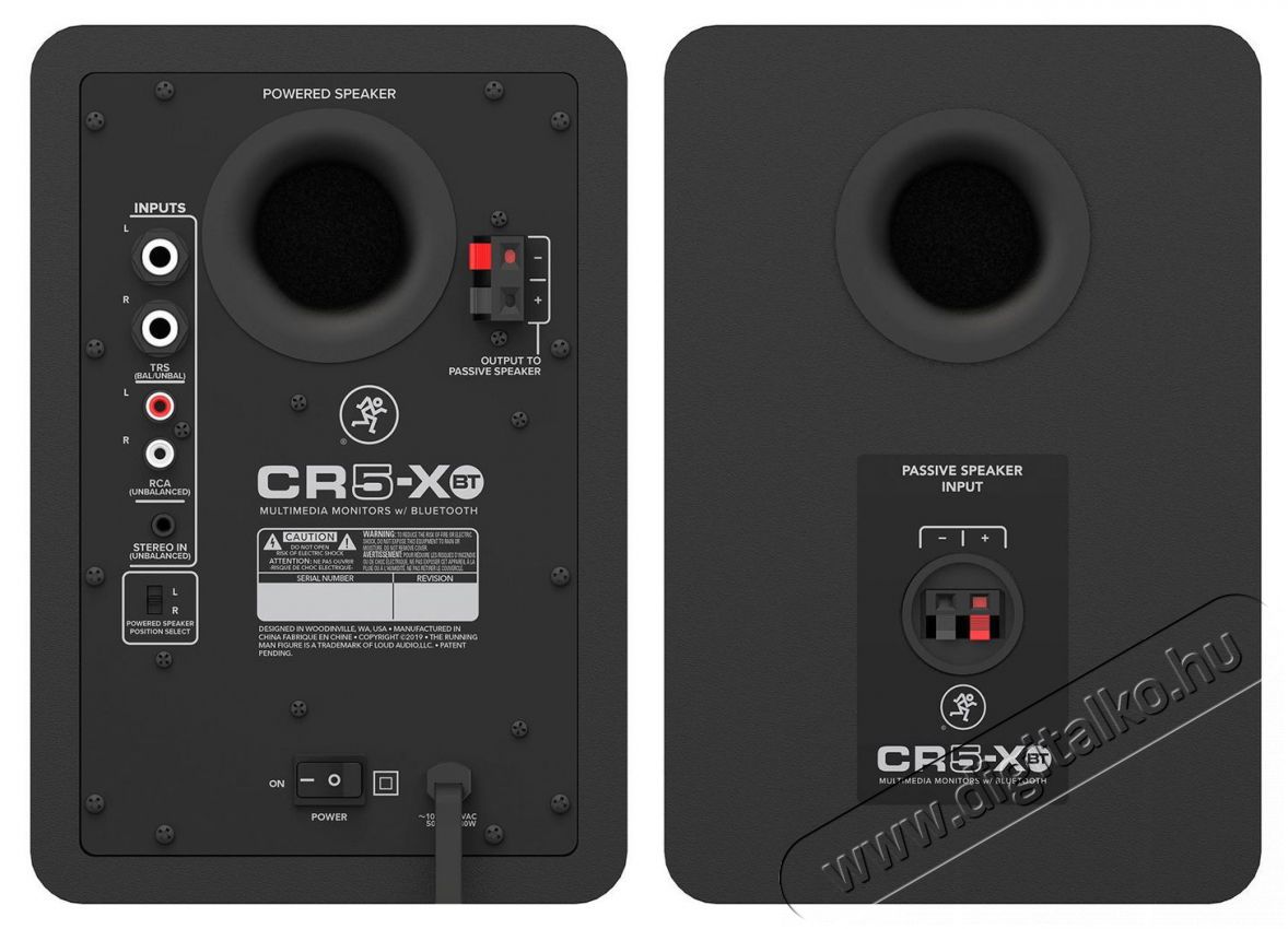 MACKIE CR5-XBT Audio-Video / Hifi / Multim&eacute;dia - Hangfal - Hangfalszett - &Aacute;ll&oacute; / front hangfal - 522459