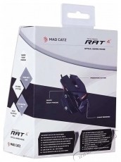 Mad Catz RAT 4+ fekete Gamer eg&eacute;r (MR03MCINBL000-0) Iroda &eacute;s sz&aacute;m&iacute;t&aacute;stechnika - Eg&eacute;r - Vezet&eacute;kes eg&eacute;r - 531667