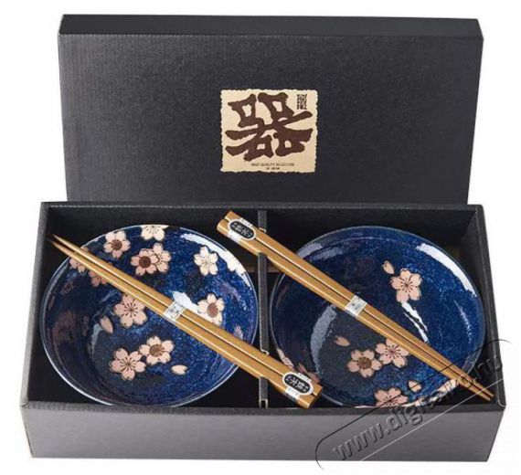 Made In Japan Pink Sakura Tálkészlet pálcikákkal, 400 ml, 2 db Konyhai termékek - Étkészlet - Tányér készlet - 522468