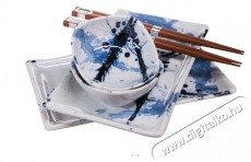 Made In Japan Sushi szett Kék és fehér 6 db Konyhai termékek - Étkészlet - Tányér készlet - 522473