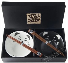 Made In Japan Cat Face Design T&aacute;lk&eacute;szlet p&aacute;lcik&aacute;kkal, 400 ml, 2 db - Konyhai term&eacute;kek - Egy&eacute;b / Konyhai kieg&eacute;sz&iacute;tő - 527424