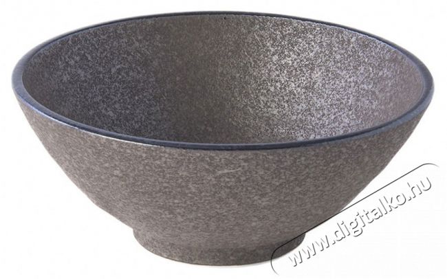 Made In Japan Earth Black nagy Udon tál 950 ml, 20 cm Konyhai termékek - Edény - Egyéb edény - 527449