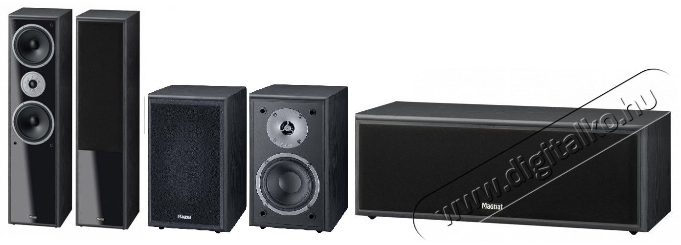 Magnat Monitor Supreme 802 Szett ( 802 + 102 + 252c) 5.0 hangfal szett - fekete Audio-Video / Hifi / Multimédia - Hangfal - Hangfalszett - Hangfalszett - 280611