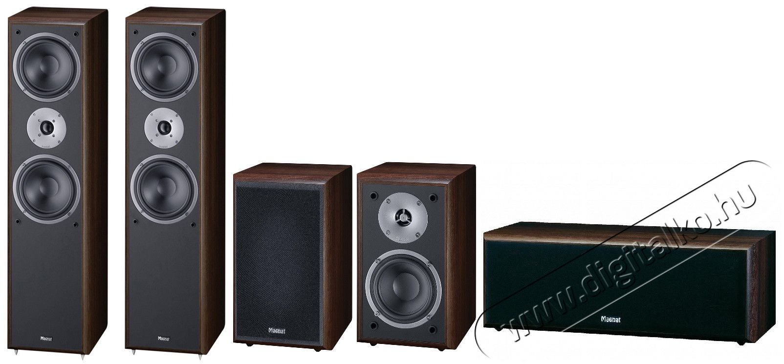 Magnat Monitor Supreme 802 Szett ( 802 + 102 + 252c ) 5.0 hangfal szett - mokka Audio-Video / Hifi / Multimédia - Hangfal - Hangfalszett - Hangfalszett - 353431