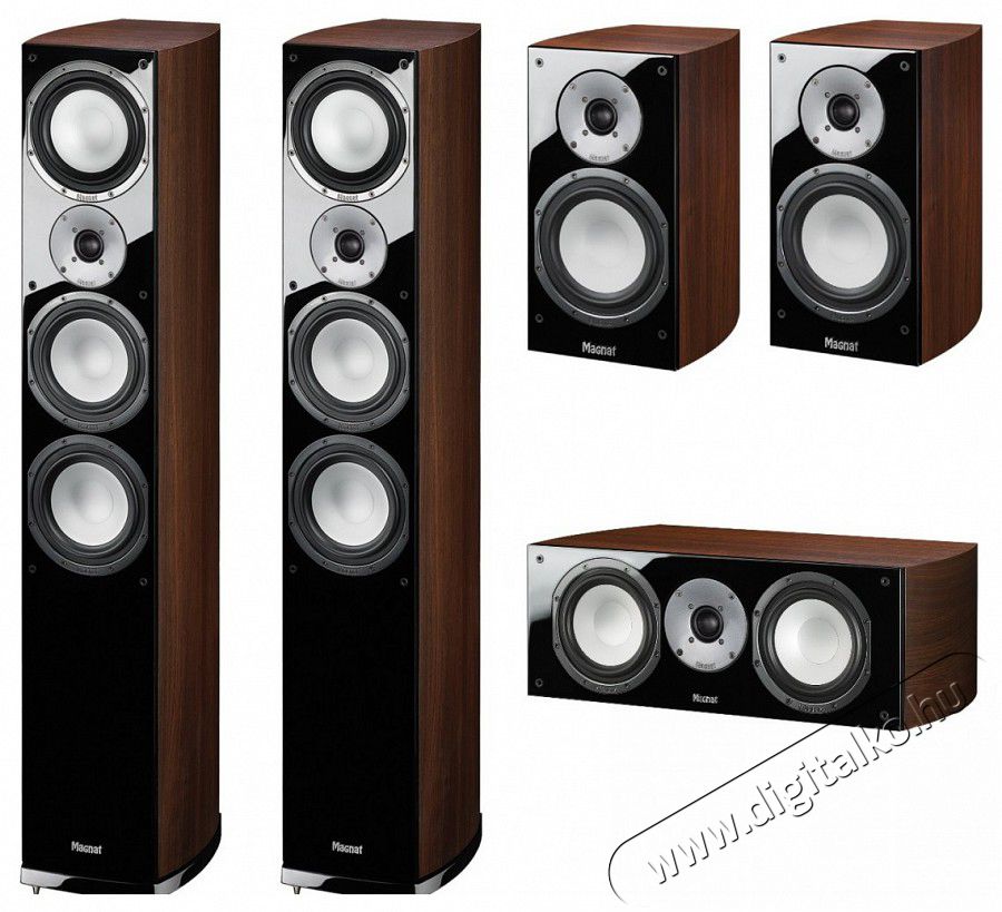 Magnat Quantum 677 Nagy szett (677 + 673 + 67c) 5.0 hangfal szett - mokka Audio-Video / Hifi / Multimédia - Hangfal - Hangfalszett - Hangfalszett - 280622