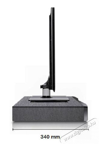 Magnat Sounddeck 150 aktív erősítővel egybeépített hangprojektor Audio-Video / Hifi / Multimédia - Hangprojektor / soundbar - Tv állványként is használható - 296082