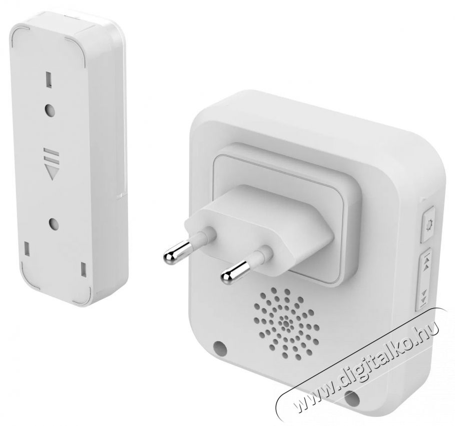 Maketop  YF-102 kinetic doorbell, feh&eacute;r H&aacute;ztart&aacute;s / Otthon / K&uuml;lt&eacute;r - Lak&aacute;sfelszerel&eacute;s - Csengő - 519535