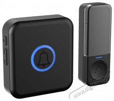 Maketop  YF-102 kinetic doorbell, fekete Háztartás / Otthon / Kültér - Lakásfelszerelés - Csengő - 519536