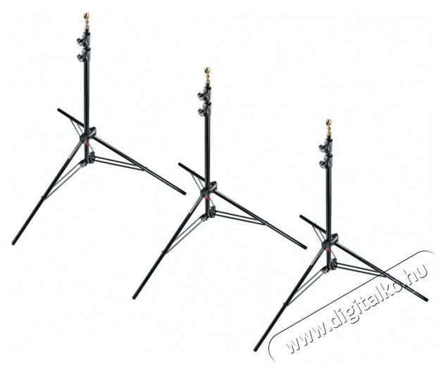 Manfrotto 1052BAC-3 3-PACK AC Compact állvány - fekete Fotó-Videó kiegészítők - Állvány - Tripod állvány - 308521