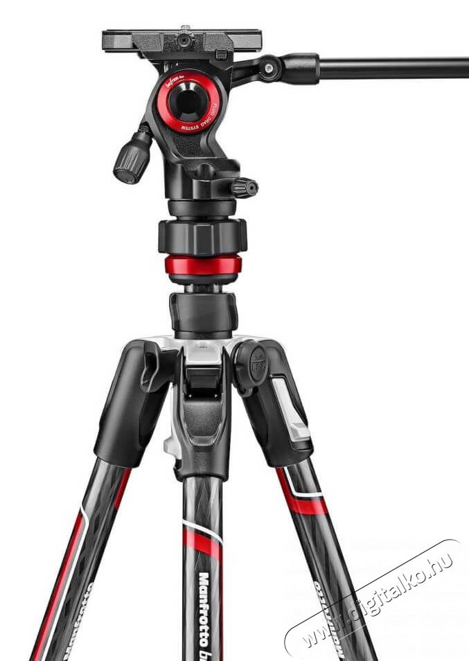 Manfrotto MVKBFRTC-LIVE Befree Live Tripod Szett - Karbon fényképezőgép állvány videófejjel Újdonságok - Új termékek - 355309