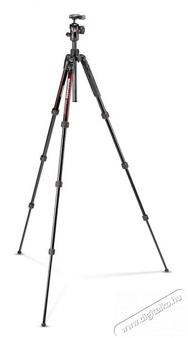 Manfrotto MKBFRTA4RD-BH Befree Red Tripod Szett - Fényképezőgép állvány gömbfejjel Újdonságok - Új termékek - 355310