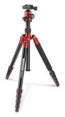 Manfrotto MKELEB5RD-BH Element Traveller Big Tripod Szett - Fényképezőgép Állvány Gömbfejjel - piros Újdonságok - Új termékek - 355311