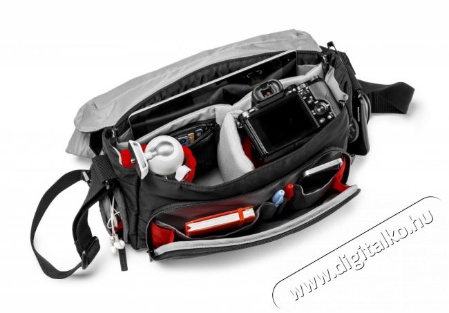 Manfrotto MB MA-MS-GY Pixi Messenger táska - szürke Fotó-Videó kiegészítők - Fotó-videó táska / tok - Kézi és válltáska - 303597